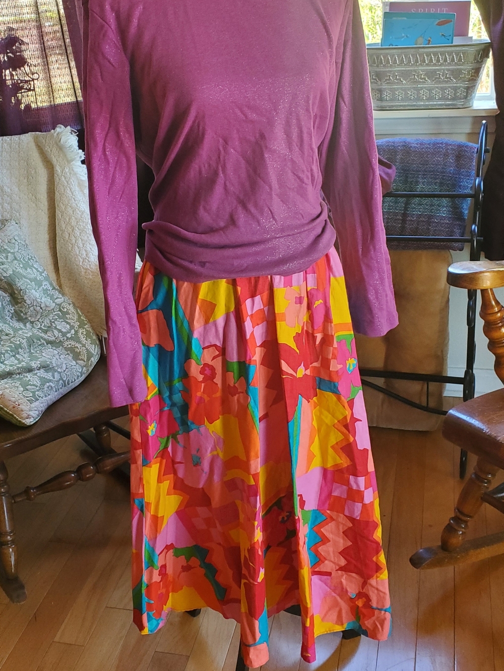 Vintage Colorful Skirt
